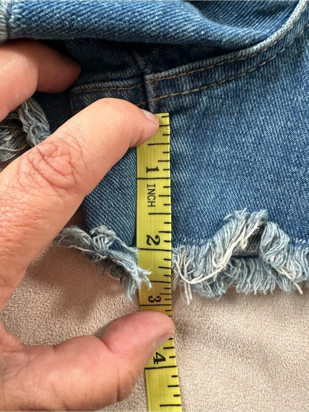 Women’s Cali 1850 Denim Shorts Size 11/30 – Denim Belt – NWT